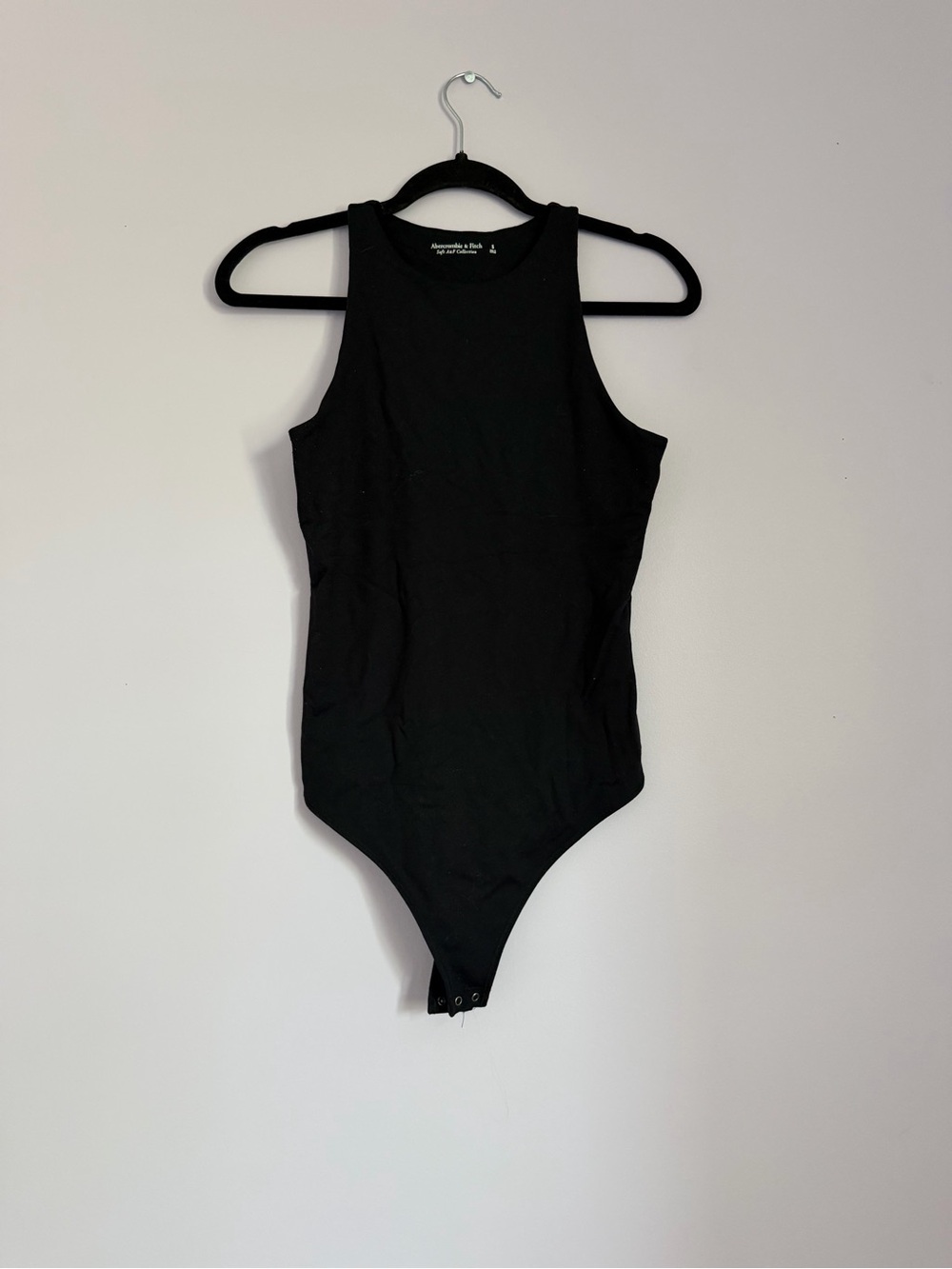 Abercrombie & Fitch Black Tank Bodysuit